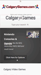 Mobile Screenshot of calgaryvideogames.com